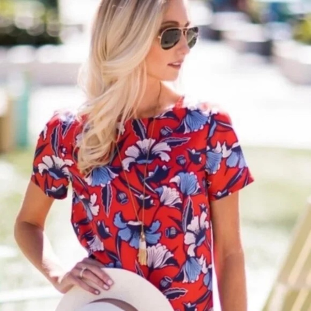 J. Crew Printed Gallery Shift Dress Floral 8